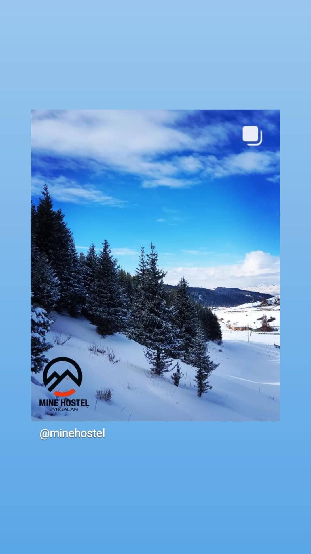 Mine Hostel Dzhergalan Jyrgalan エクステリア 写真